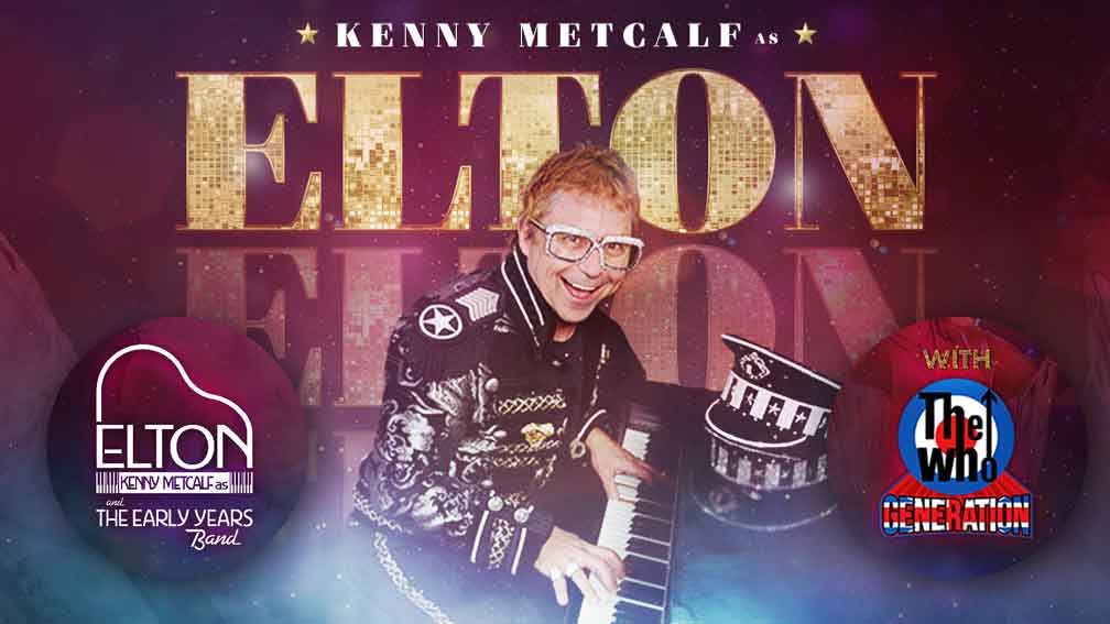 Kenny Metcalf as Elton and The Who at Biergarten Old World Huntington Beach