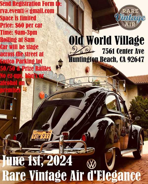VW Car Show flyer