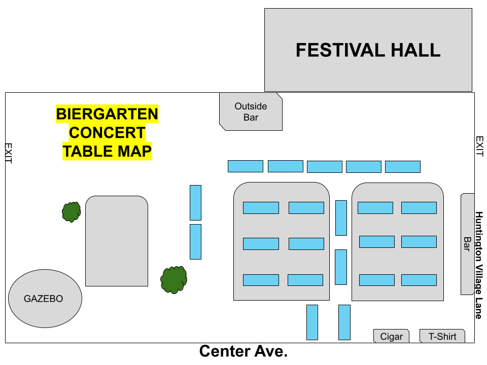 Concert Table Map for the Biergarten