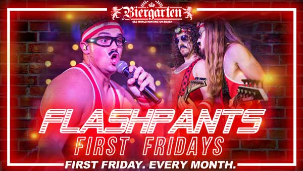 FlashPants Plays First Friday Every Month at Biergarten