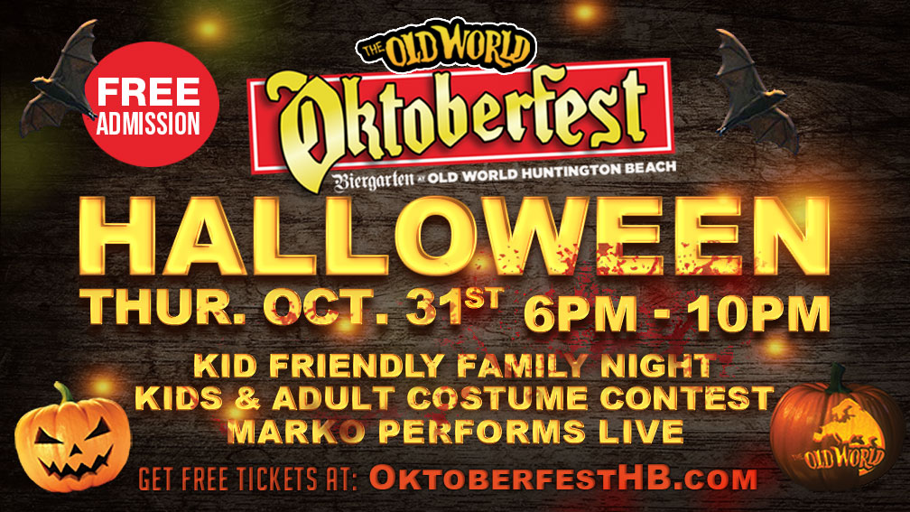 Oktoberfest Halloween on Thursday, October 31