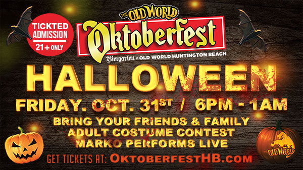 Oktoberfest HALLOWEEN and Adult Costume Contest at Old World BIERGARTEN