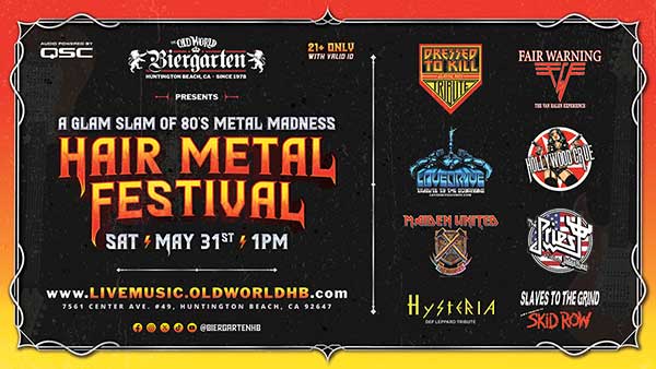 Hair Metal Festival at Old World Biergarten