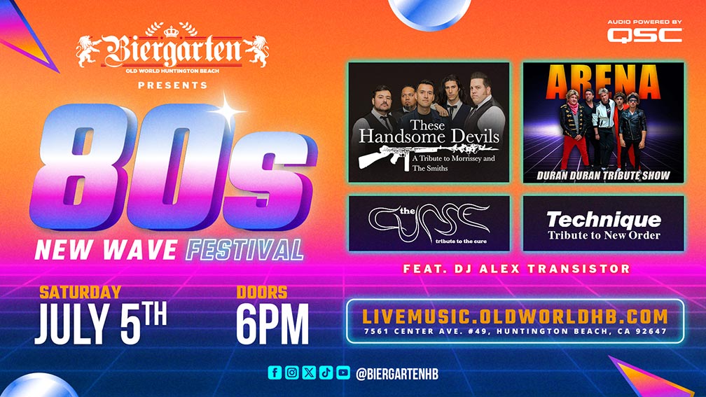 80's New Wave Festival at Old World Biergarten Huntington Beach