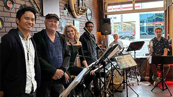 Midnight Martini band at Old World Biergarten Huntington Beach