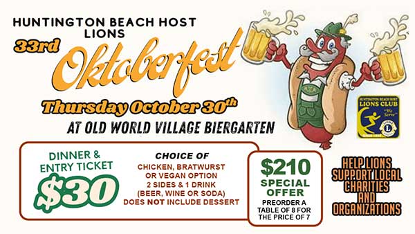 2025 Oktoberfest HBH Lions Fundraiser