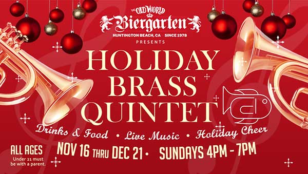 Holiday Brass Quintet at Old World Biergarten