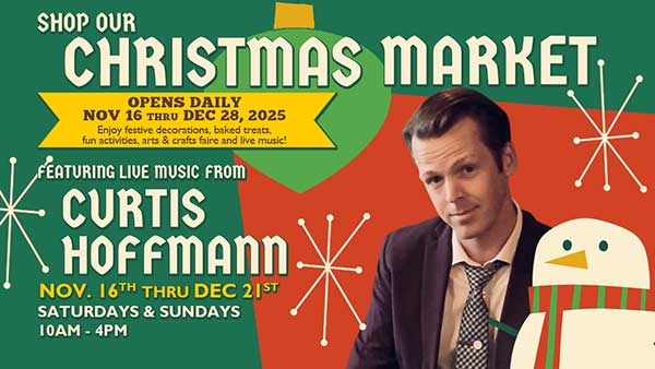 Holiday Music with Curtis Hoffmann at Old World's Christmas Market