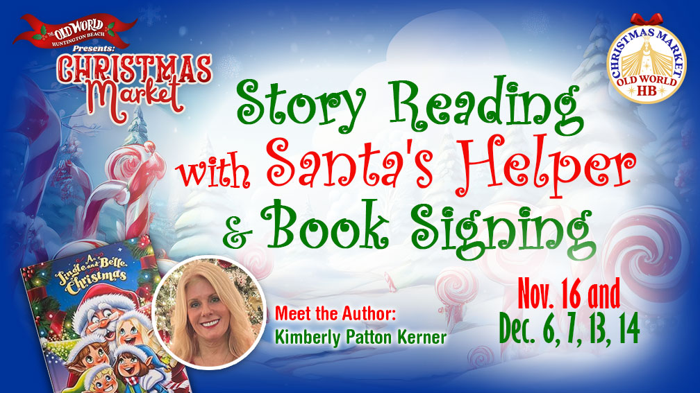 Story Reading & Book Signing at Old World Christmas Market OC in Huntington Beach