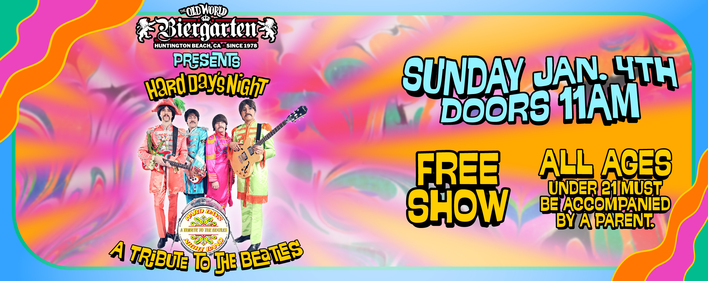 Beatles tribute band at Old World HB