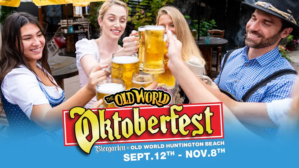 Oktoberfest Sept 12 thru Nov 8, 2026 at Old World Biergarten Huntington Beach
