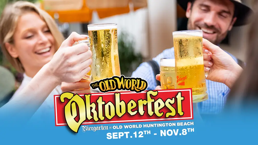 Oktoberfest Sept 12 thru Nov 8, 2026 at Old World Biergarten Huntington Beach