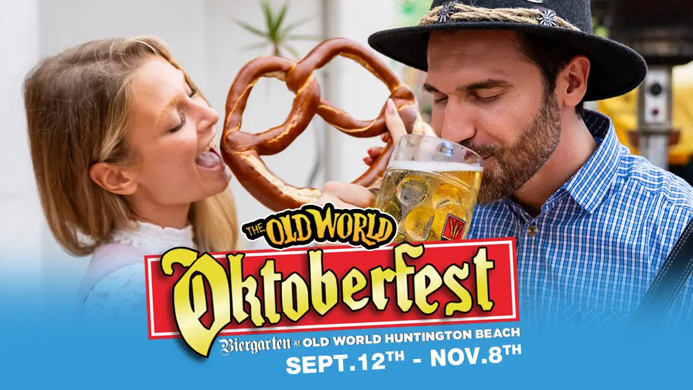 Oktoberfest Sept 12 thru Nov 8, 2026 at Old World Biergarten Huntington Beach