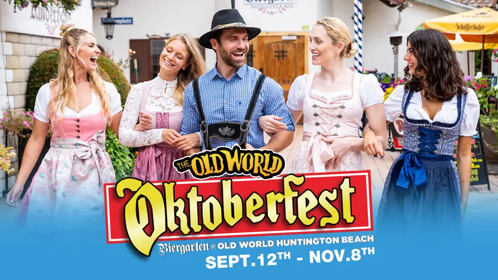 Oktoberfest Sept 12 thru Nov 8, 2026 at Old World Biergarten Huntington Beach