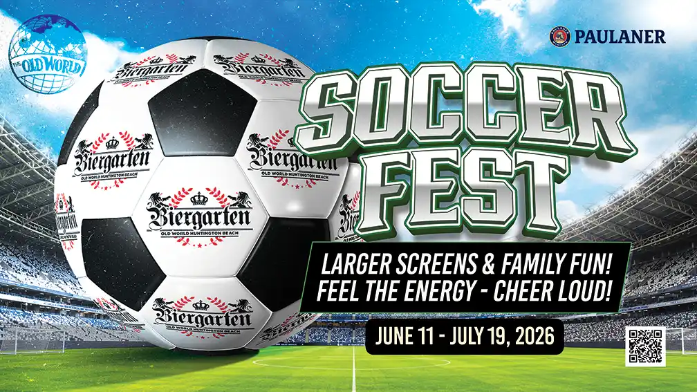 Soccer Fest World Cup 2026 June 11 - July 19 at Old World Biergarten