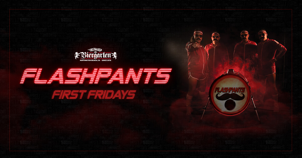 FLASHPANTS party band performing live at Old World Huntington Beach