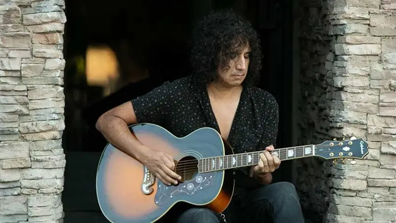 Gilbert Bonilla and The Ashes rock band at Old World Huntington Beach