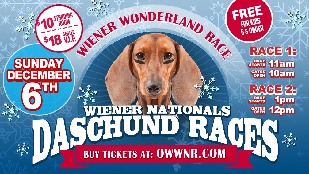 Wiener Dog Races at Old World Biergarten in Huntington Beach