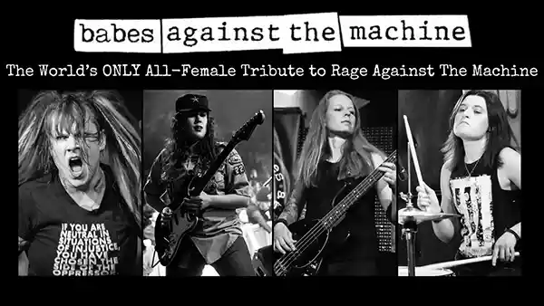 Babes Against The Machine band at Old World Huntington Beach