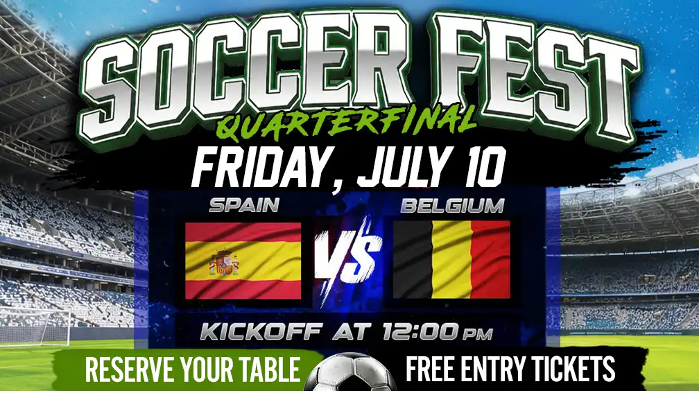 Spain vs Belgium at Soccer Fest at Old World Huntington Beach