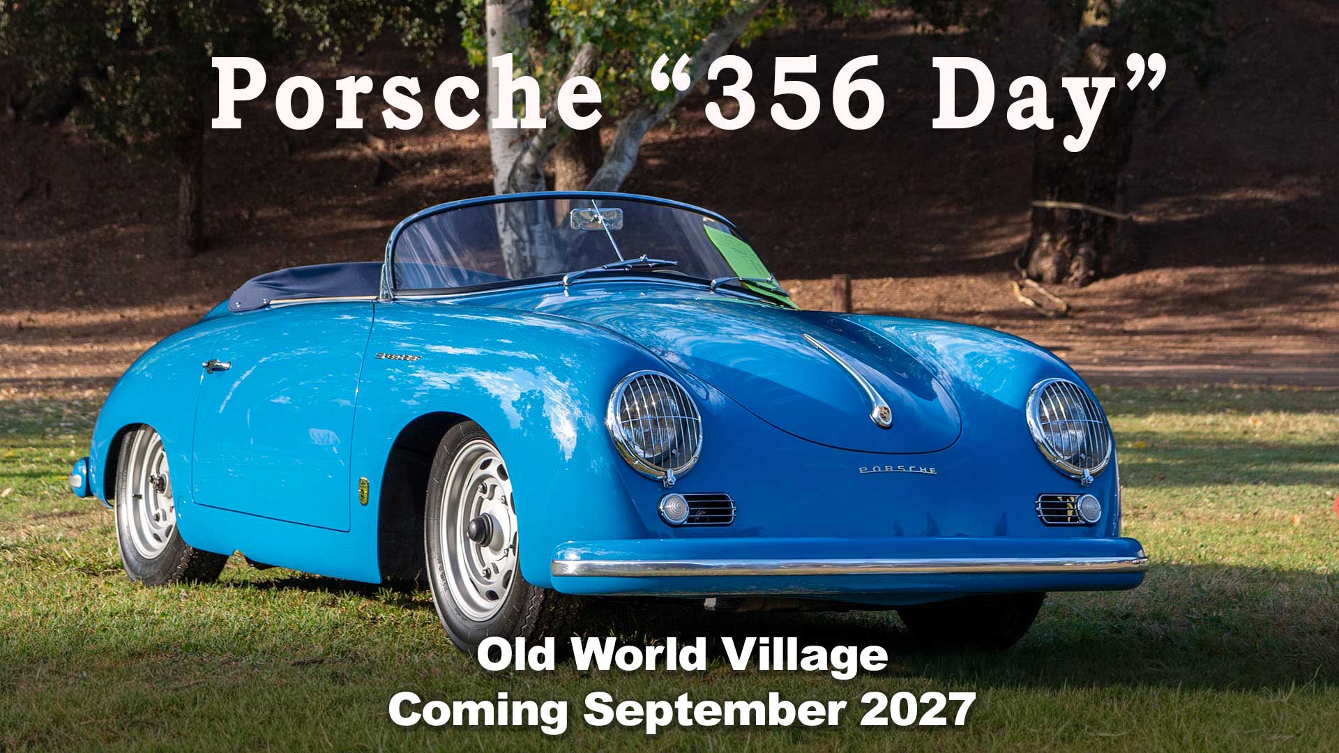 Porsche Car Show at Old World Village Huntington Beach in 2027