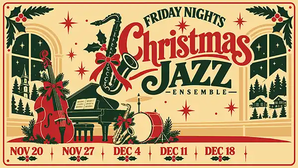 Christmas Jazz Ensemble at Old World Christmas Market in Huntington Beach